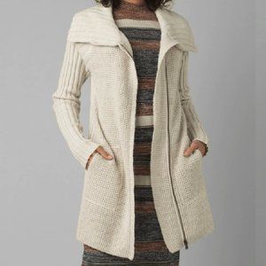 PRANA Yunna Cardigan Jacket Cream S